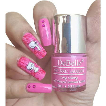 Debelle Gel Nail Polish Combo Set Of 3 Salmon Pink 24 Ml (8 Ml Each)