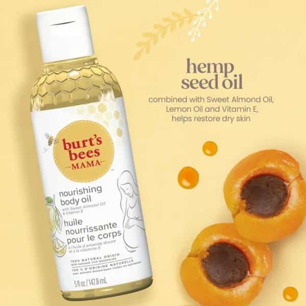 Burt's Bees Body Oil | Mama Bee | Vitamin E | 118 Ml