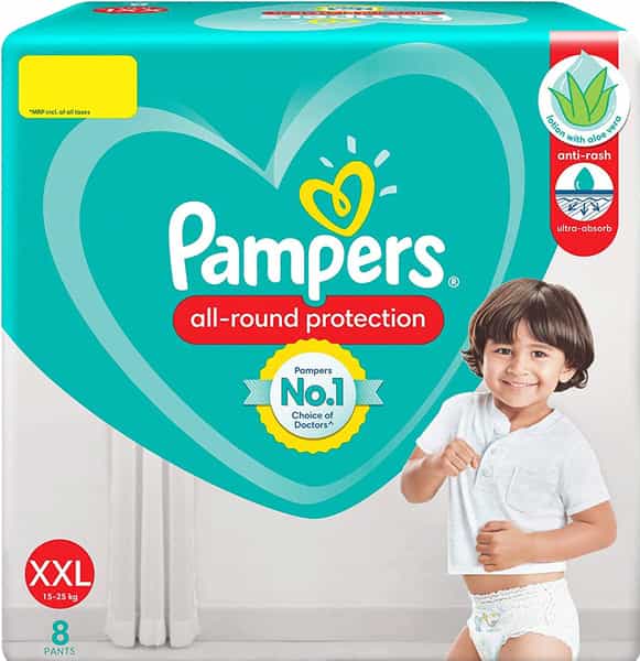Pampers New Diapers Pants Xx-Large (8 Count)