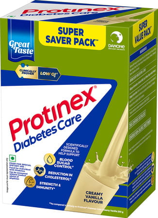 Protinex Diabetes Care Vanilla Flavour With Protein & High Fiber For Blood Sugar Control Box Of 1 Kg
