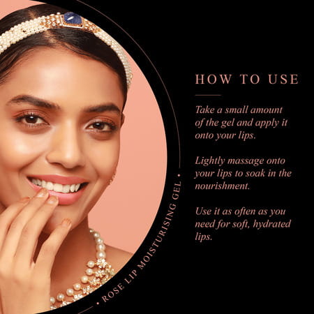 Manish Malhotra Beauty By Myglamm Rose Lip Moisturising Gel