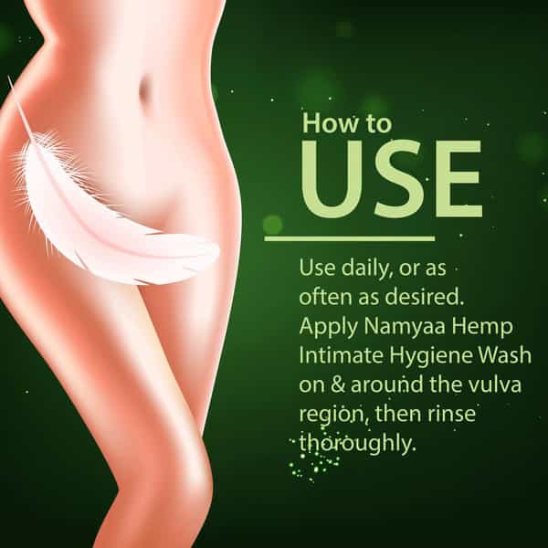 Namyaa Sensitive Intimate Hygiene Wash With Hemp Oil & Green Tea|Eliminates Odors|Ph Balanced|100Ml