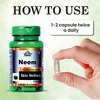 Cipzer Neem Capsule|Maintains Moisture Of The Skin|Removes Acnes And Pimples-60 Capsules