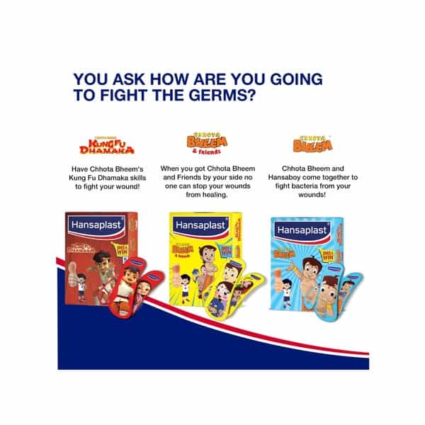 Hansaplast Chhota Bheem & Friends Bandage Packet Of 5