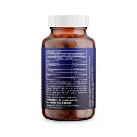 Healthbest Energybest Fish Oil Enriched Source Of Omega-3 Epa Dha 1000mg- 30 Softgel Capsules