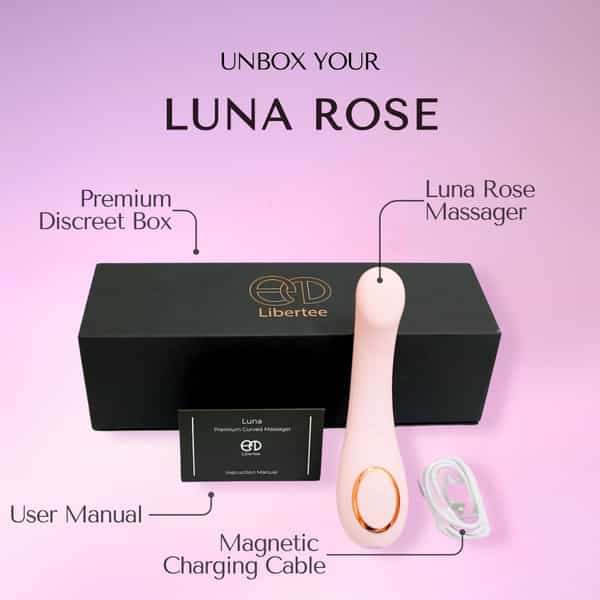 Libertee Luna Rose Massager For Women And Men