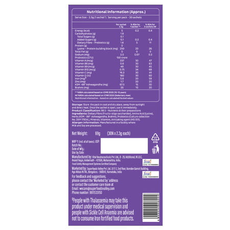 Good Monk Family Nutrition Mix | To Improve Energy | Immunity & Gut Health | 30 Sachets