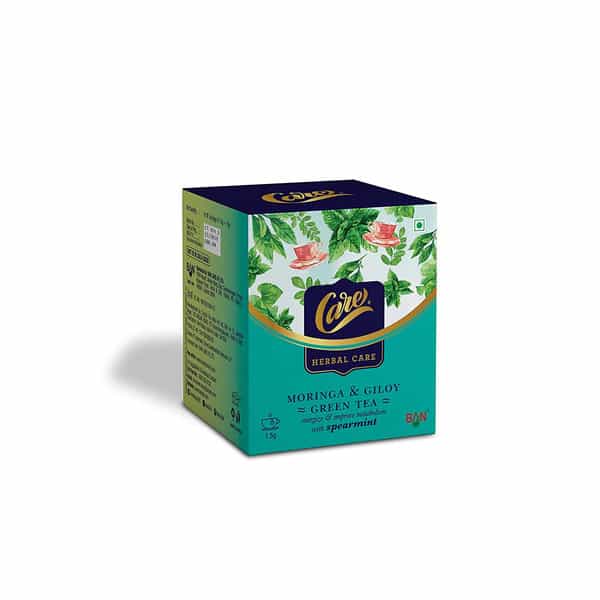 Care Spearmint Green Tea 20 Bags | Detox Desi Kahwa | Pure Herbs