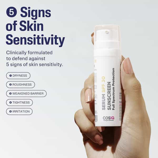 Cos-Iq Daily Use Sunscreen Serum Spf 30 Pa++++ Broad Spectrum 30Ml Uva Uvb And Ir Protection