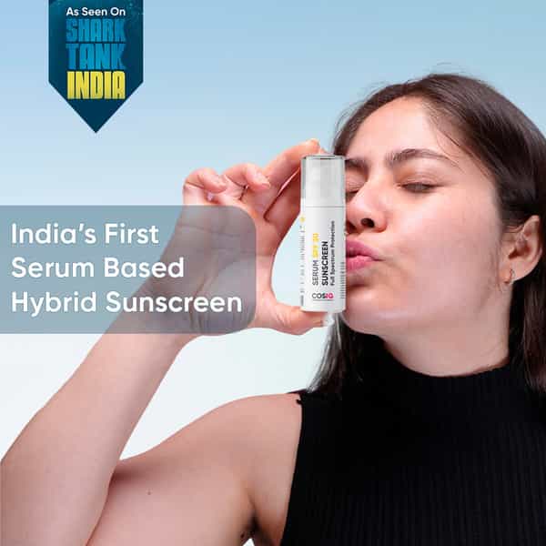 Cos-Iq Daily Use Sunscreen Serum Spf 30 Pa++++ Broad Spectrum 30Ml Uva Uvb And Ir Protection