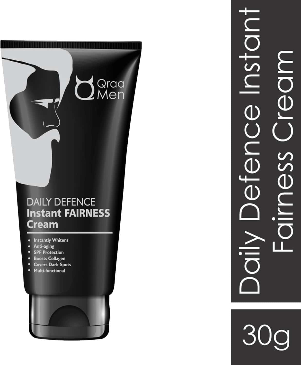 Qraa Men Daily Defence Instant Fairness Cream For Men Spf 15 Protection - 30 G