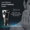 Qraa Men Daily Defence Instant Fairness Cream For Men Spf 15 Protection - 30 G