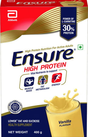 Ensure | High Protein Nutrition For Adults | Vanilla | Box 400 Gm