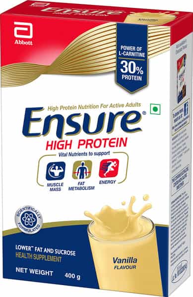 Ensure | High Protein Nutrition For Adults | Vanilla | Box 400 Gm