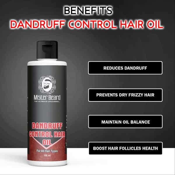 Mister Beard Dandruff Control Hair Oil 100Ml