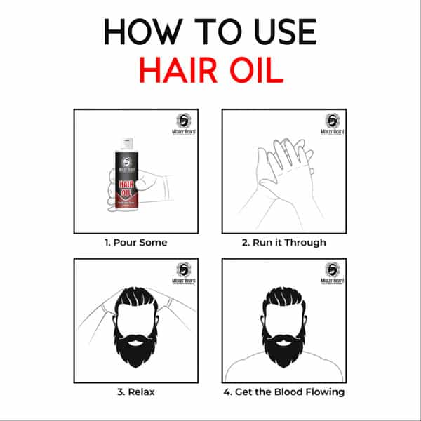 Mister Beard Dandruff Control Hair Oil 100Ml