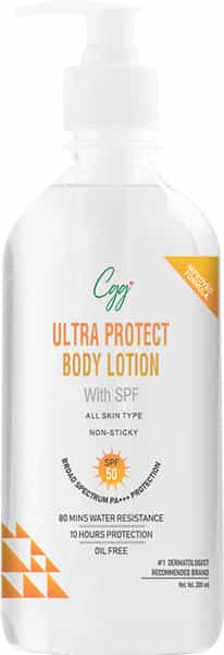 Cgg Cosmetics Ultra Protect Body Lotion Spf 50 Broad Spectrum Pa+++ Protection