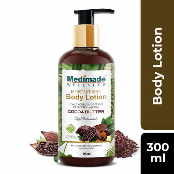 Buy MEDIMADE COCOA BUTTER MOISTURISING BODY LOTION 300 ML Online