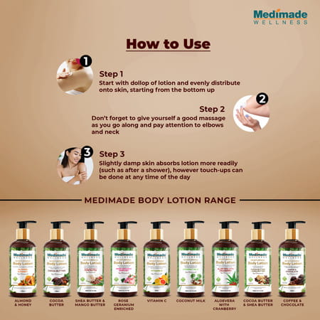 Medimade Cocoa Butter Moisturising Body Lotion - 300 Ml