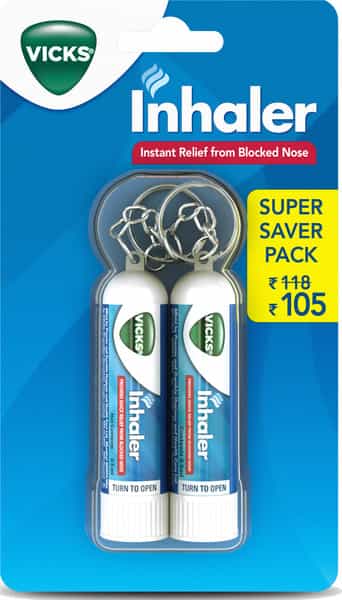 Vicks Inhaler Keychain 0.5Ml ( Pack Of 2)