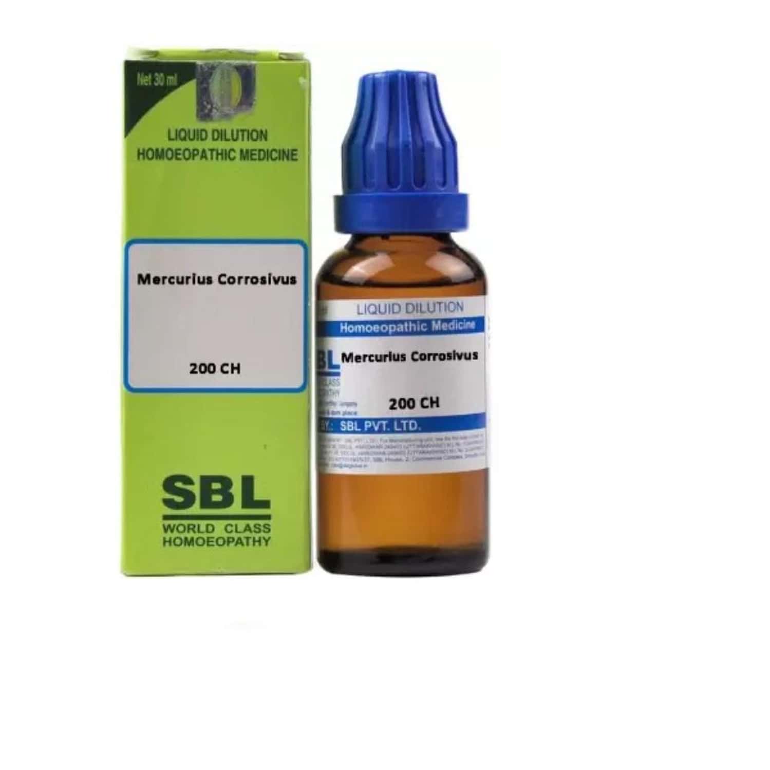 Sbl Mercurius Corrosivus Dilution 200 Ch 30 Ml Pack Of 3