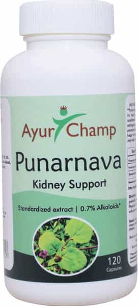 Ayur Champ - Pack Of 5 - Punarnava Capsules 350Mg - 120 Capsules