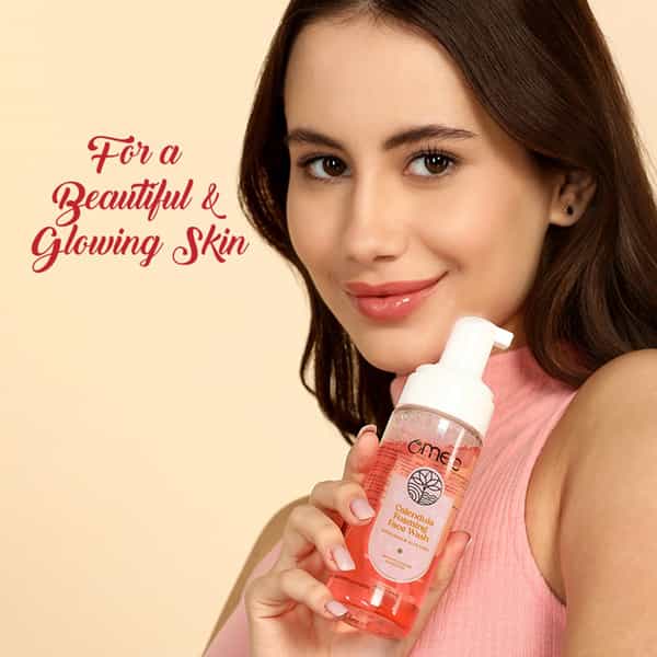 Omeo Calendula Foaming Face Wash | Anti Acne & Oil Control Face Wash For Normal To Oily Skin - 150Ml