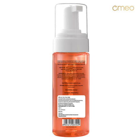 Omeo Calendula Foaming Face Wash | Anti Acne & Oil Control Face Wash For Normal To Oily Skin - 150ml