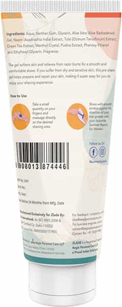 Summer By Zlade All Natural Shave Combo For Women