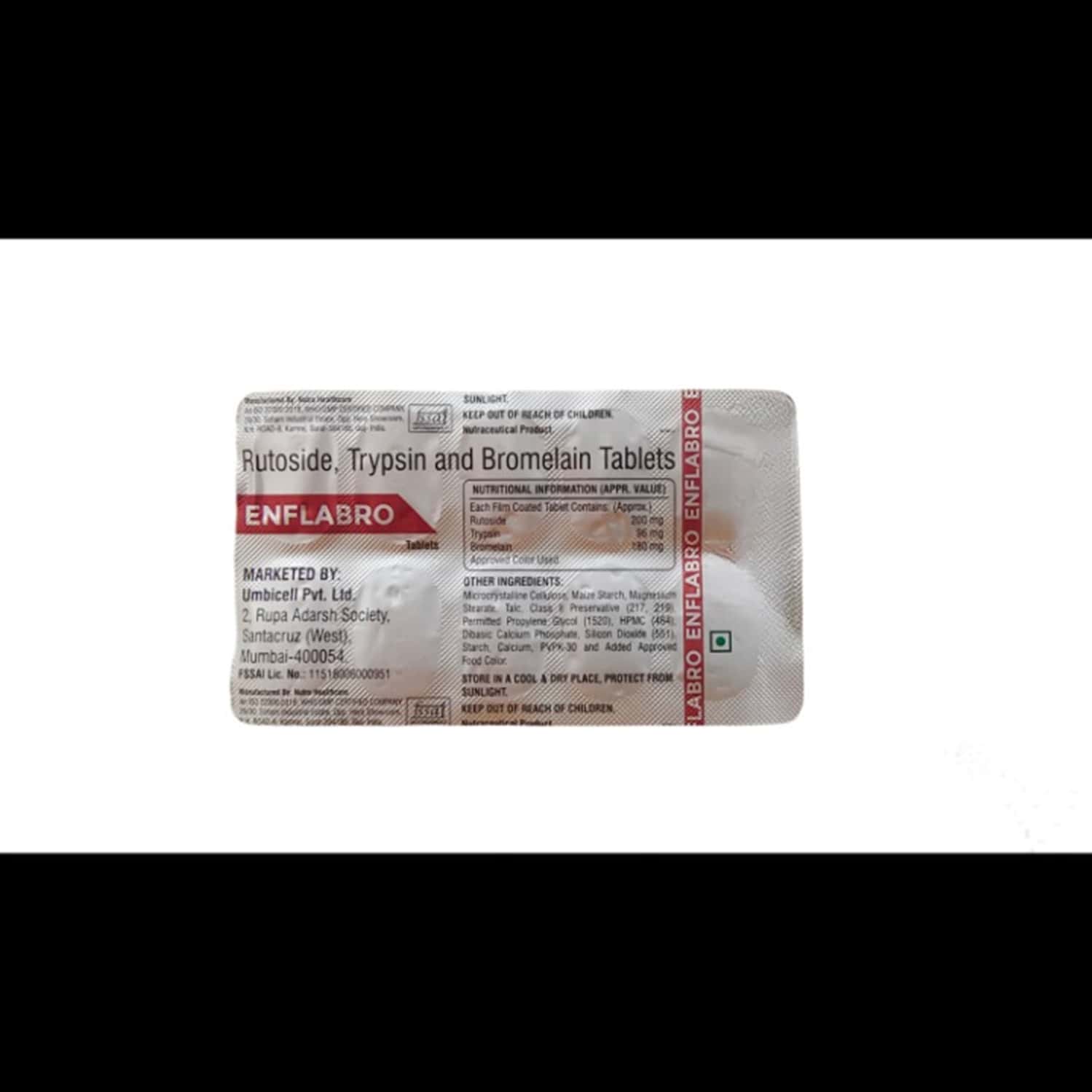 Enflabro Strip Of 10 Tablets