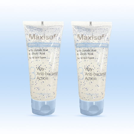 Maxisoft Advance Cleansing | 3 Way Antibacterial Action | Face Wash | Tube | 100 Ml | Pack Of 2