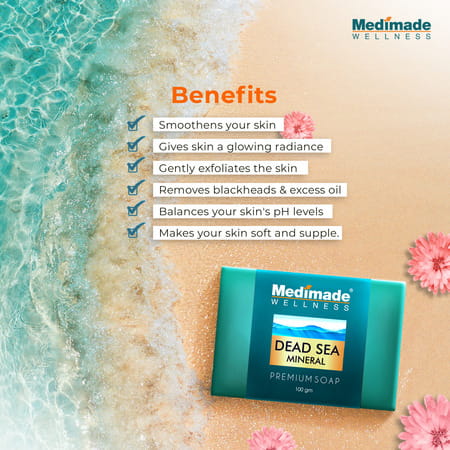 Medimade Dead Sea Mineral Premium Soap - 100 Gm X 5 ( Pack Of 5 )