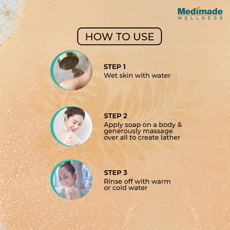 Medimade Dead Sea Mineral Premium Soap - 100 Gm X 5 ( Pack Of 5 )