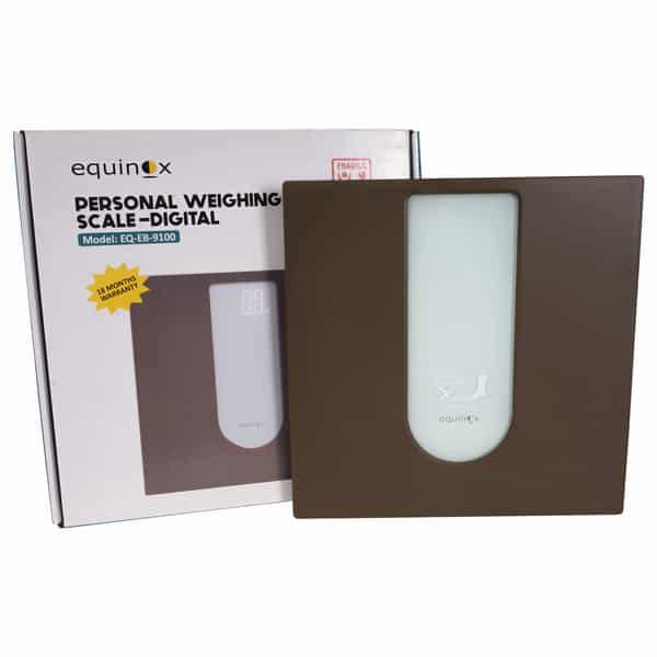 Equinox Personal Digital Weighing Scale Eq-Eb-9100 For Body Weight | Led Display | Lightweight