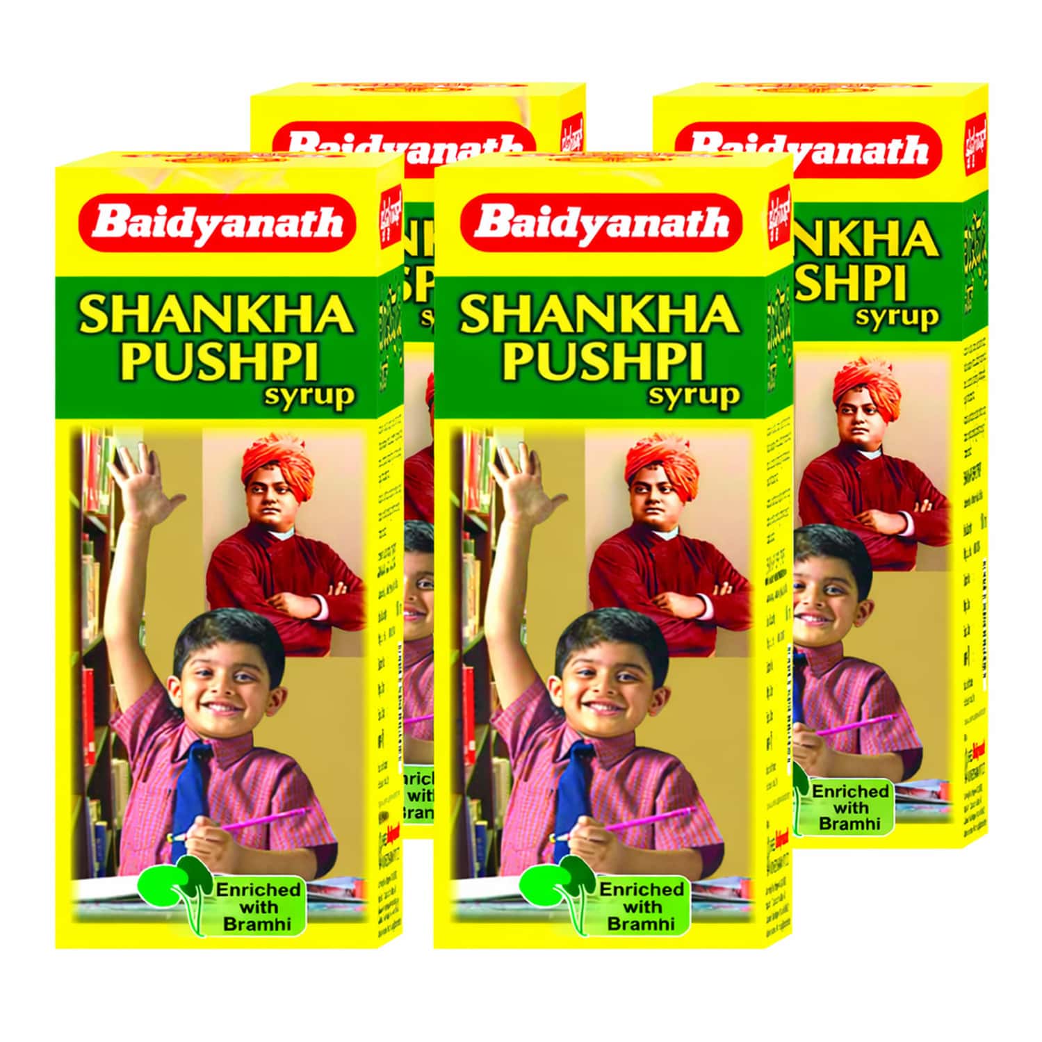 Baidyanath Asli Ayurved Shankhapushpi Syrup 100 Ml (pack Of 4)