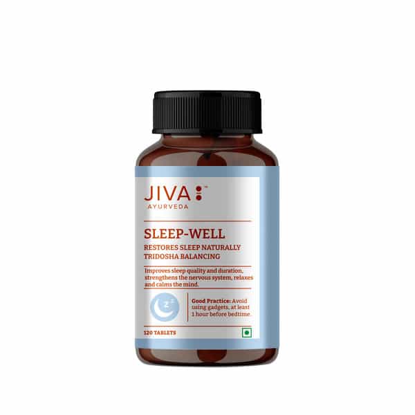 Jiva Sleep Well Tablet Restores Natural Sleep|Strengthens Nervous System - 120 Tablets (Pack Of 4)
