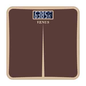 Venus (india) Electronic Digital Personal Bathroom Weight Machine | Upto 180kg | Eps-8199-new-brown