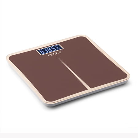 Venus (India) Electronic Digital Personal Bathroom Weight Machine | Upto 180kg | Eps-8199-New-Brown