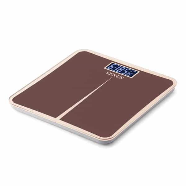 Venus (India) Electronic Digital Personal Bathroom Weight Machine | Upto 180Kg | Eps-8199-New-Brown
