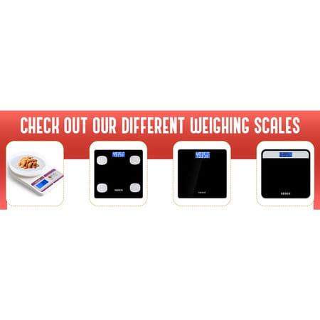 Venus (India) Electronic Digital Personal Bathroom Weight Machine | Upto 180kg | Eps-8199-New-Brown