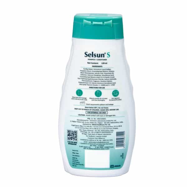 Selsun S 2-In-1 Shampoo Plus Conditioner 120Ml