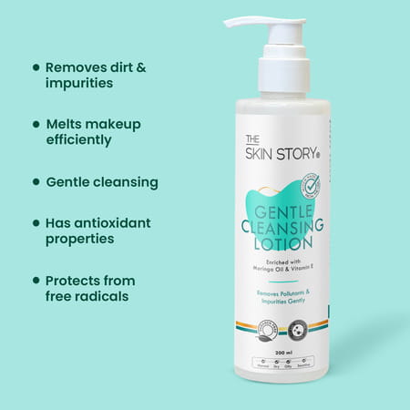The Skin Story Moringa & Shea Butter Gentle Cleanser For Intense Moisturisiation 200Ml