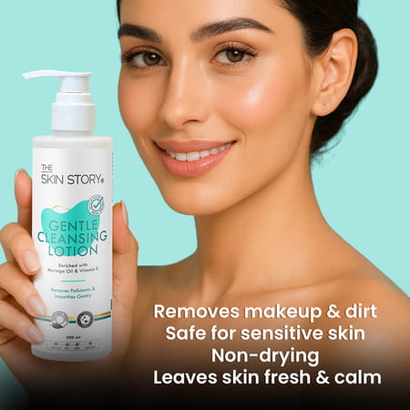 The Skin Story Moringa & Shea Butter Gentle Cleanser For Intense Moisturisiation 200Ml