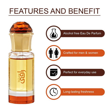 Ajmal Titanium Edp 100ml Perfume For Men And Mukhallat Raaqi Cp Attar 10ml For Unisex