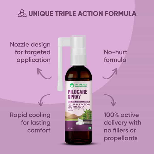 Dr. Vaidya's Pilescare Spray Pack Of 2