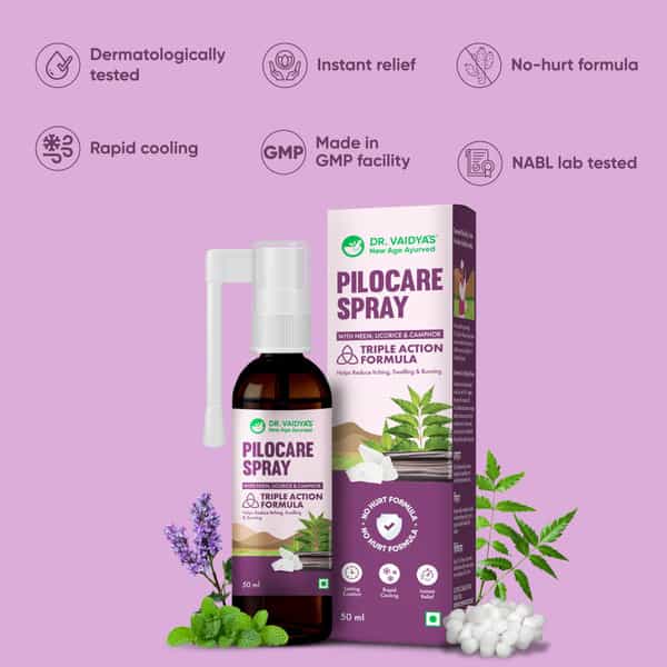 Dr. Vaidya's Pilescare Spray Pack Of 2