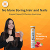 Orange Packets 10000 Mcg Natural Sesbania Biotin With Hair & Nail Vitamins (Pack Of 4)