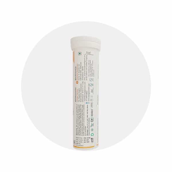 Orange Packets 10000 Mcg Natural Sesbania Biotin With Hair & Nail Vitamins (Pack Of 4)