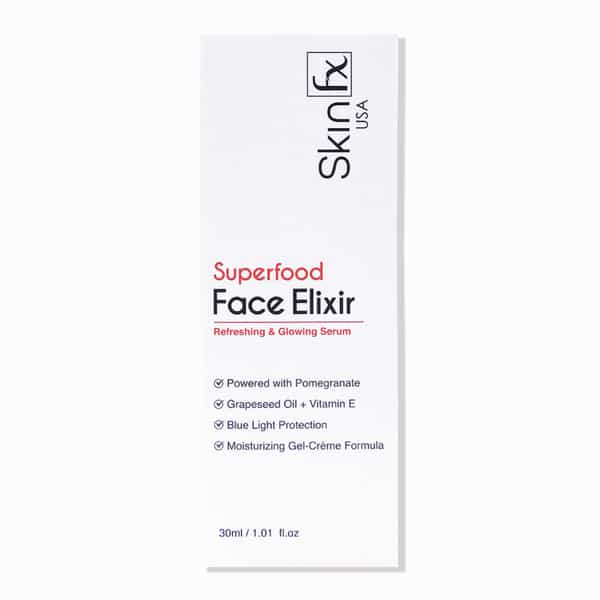 Skin Fx Superfood Face Elixir Refreshing & Glowing Serum Pomegranate 30 Ml