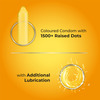 Skore Pina Colada Flavoured With Additional Lubrication 1500+ Dots Condom 10 No's